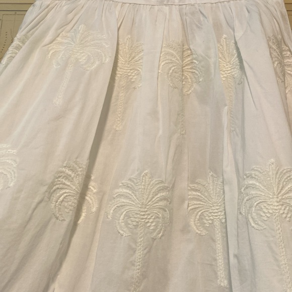 ๐ AGUA by AGUA BENDITA Curcuma Embroidered Cotton Skirt Pineapple Embroidery M - Picture 6 of 9